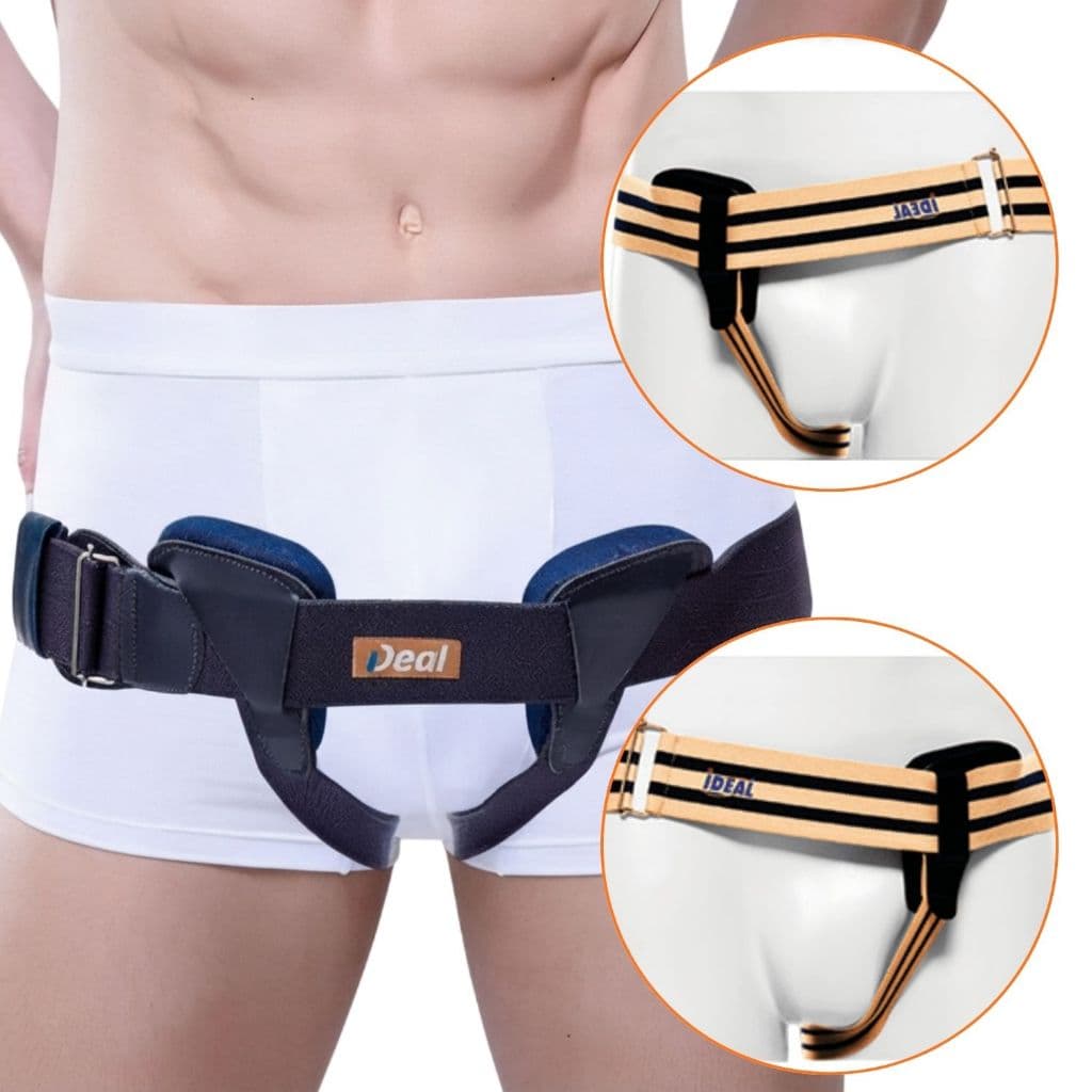 Cinta Funda Hérnia Inguinal Proteção Compressão Suspensório