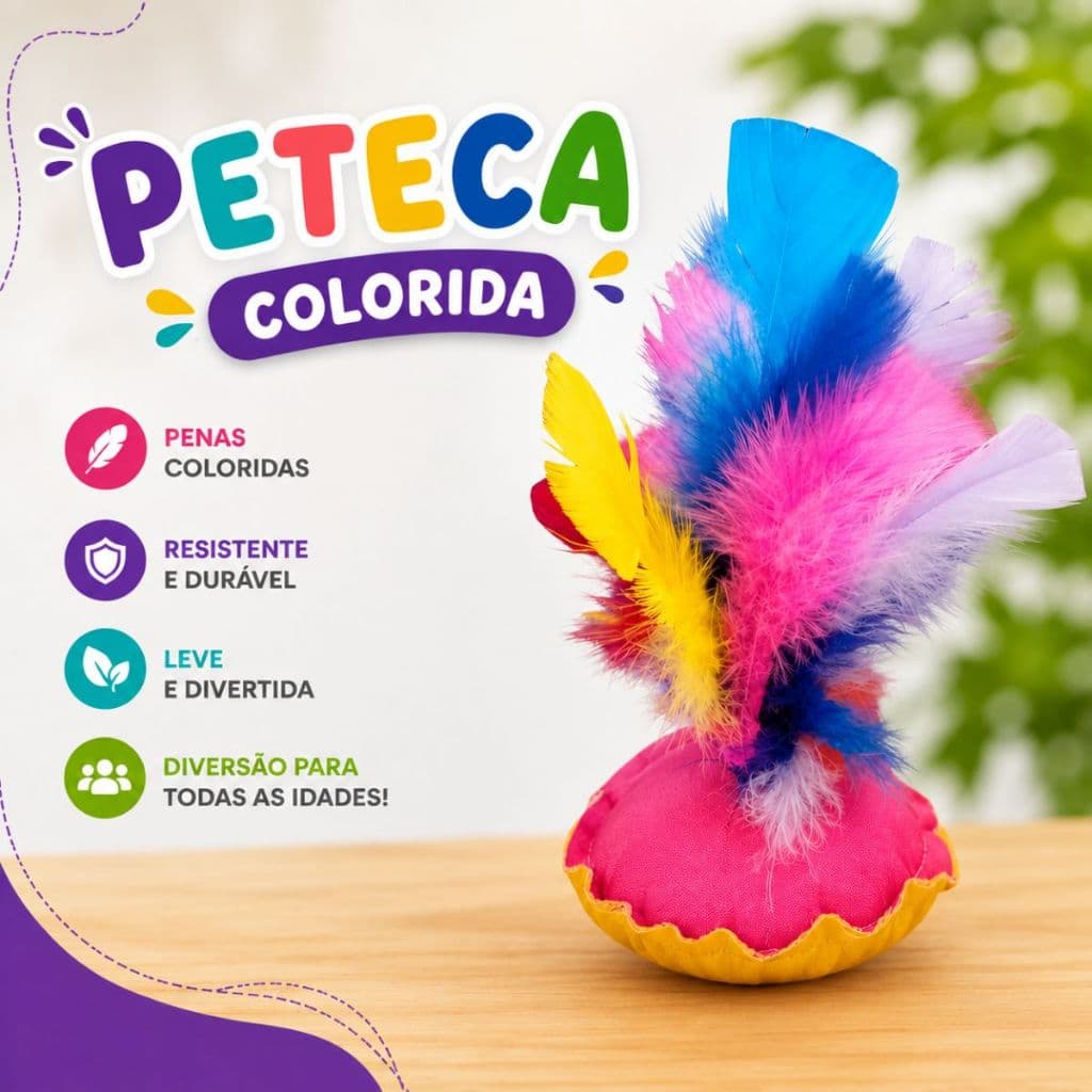 15 Peteca Infantil Pro Prendas Dia das Crianças Aniversário Lembrancinhas Envio Imediato Top