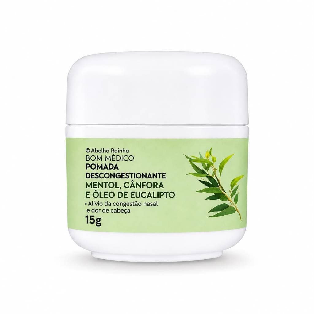 Pomada Mentol Cânfora e Eucalipto 15g