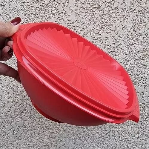 Tupperware Tigela sensação vermelha