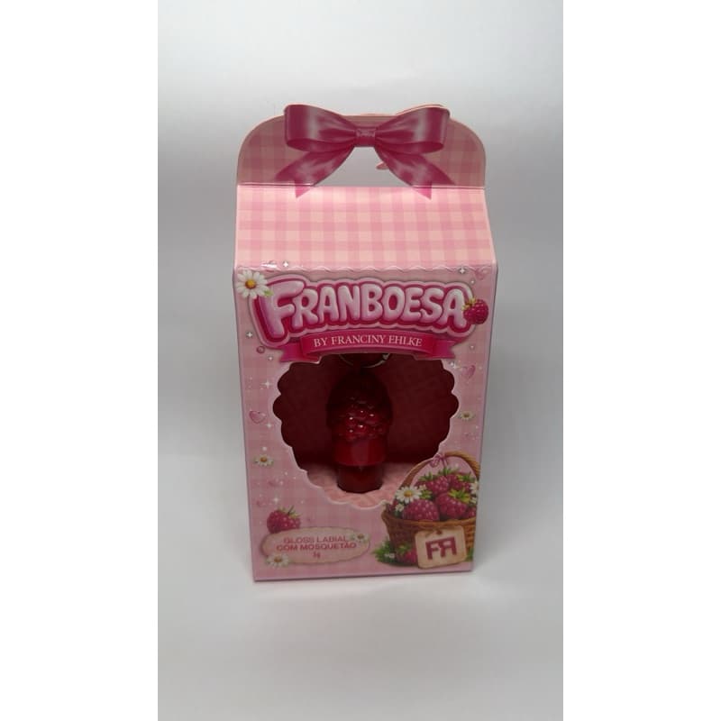 Gloss Framboesa, gloss brilho, gloss viral, hidratação profunda