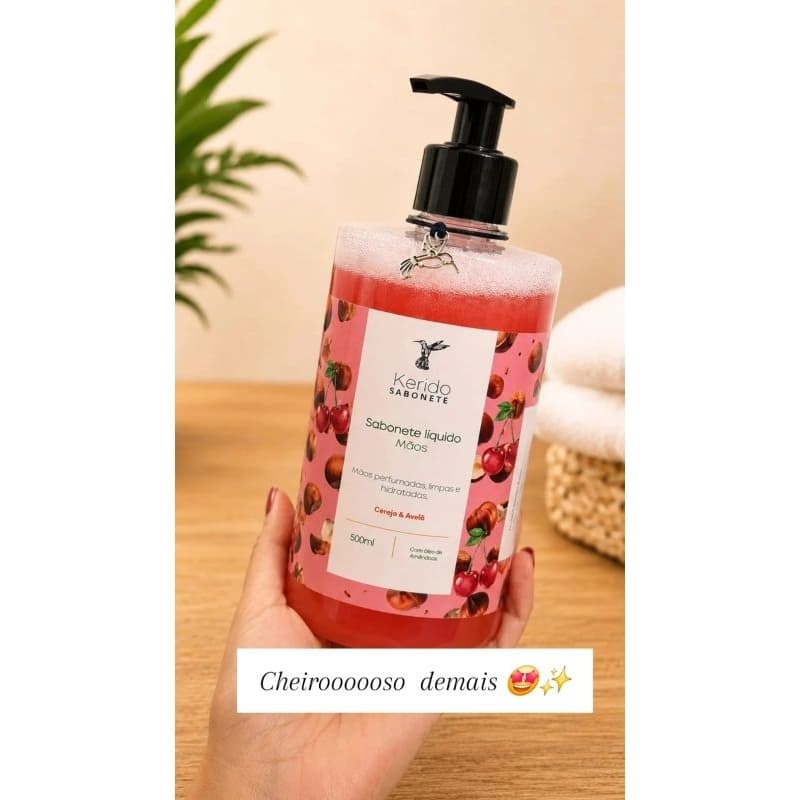 Sabonete Líquido para Mãos e Corpo  Kerido Sabonete — 500ml