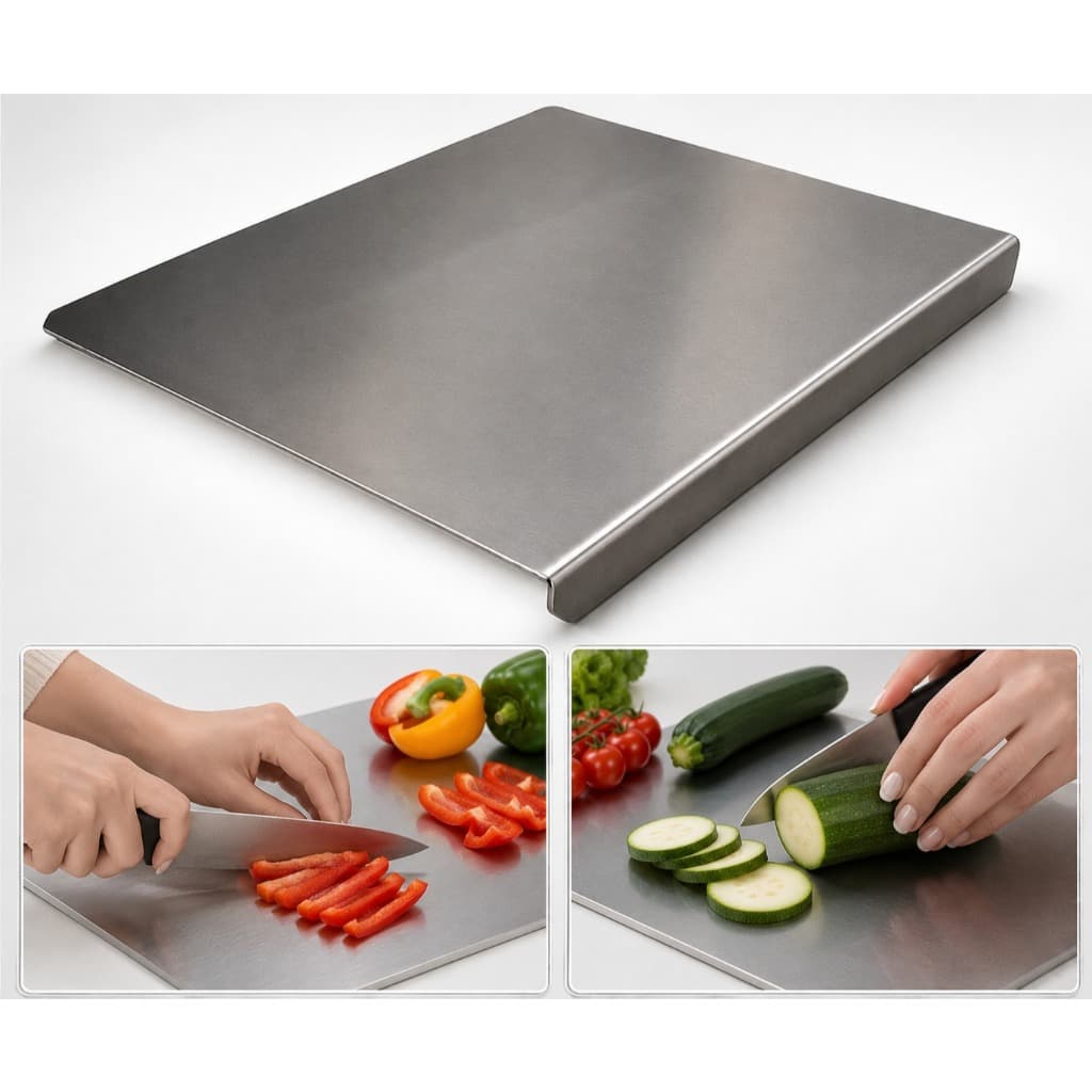 Tábua Inox para Pia com Encaixe Seguro e Superfície Antiderrapante