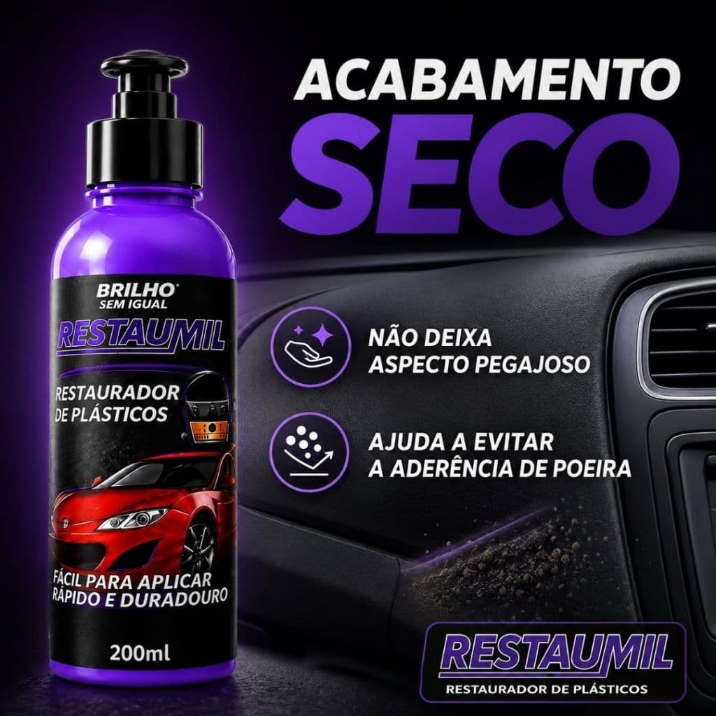 Restaurado de Plásticos Painel  Automotivo – Brilho Intenso, Proteção Duradoura e Resistência