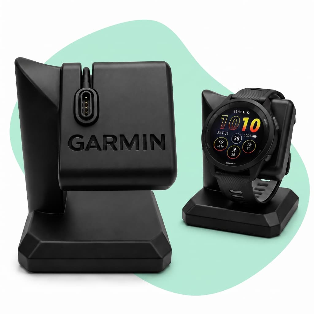 Suporte Base Carregador Smartwatch Garmin Dock Mesa Relógio Forerunner Fenix Venu Vivoactive Instinct