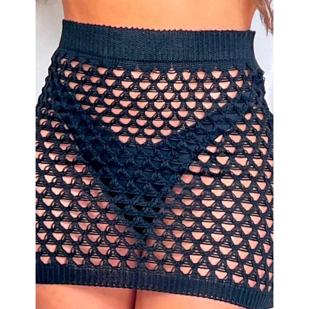 saia saída de praia saída de praia em tricô saia de tricô feminina saia de tricô para praia saia beachwear saia para usa