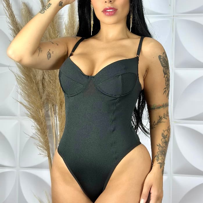 Body Feminino Bodi de Alcinha Com Aro de Sustentação Feminina Moda Bore Estilosa