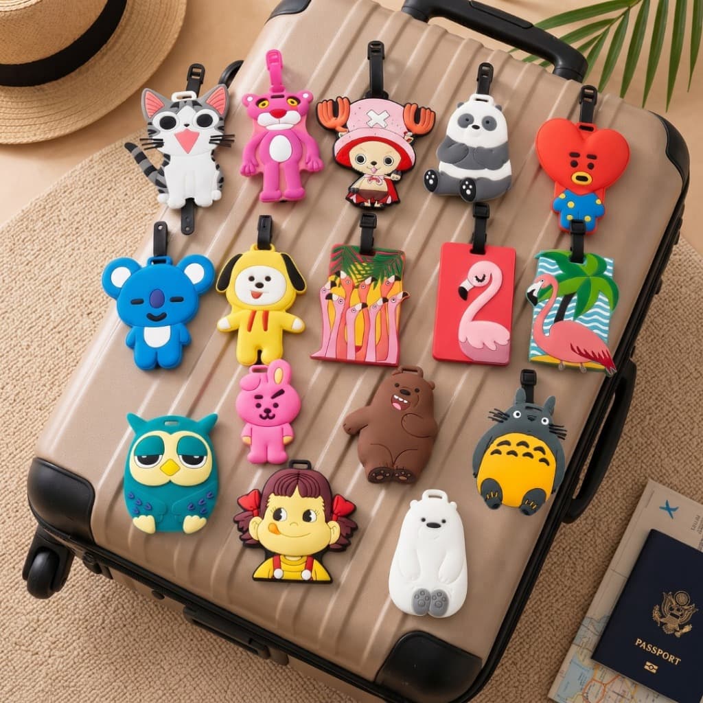 Tag De Bagagem Premium - Identificador De Mala Para Viagens