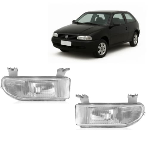 Par Farol Milha Auxiliar Gol Parati Saveiro Bola G2 95 A 99