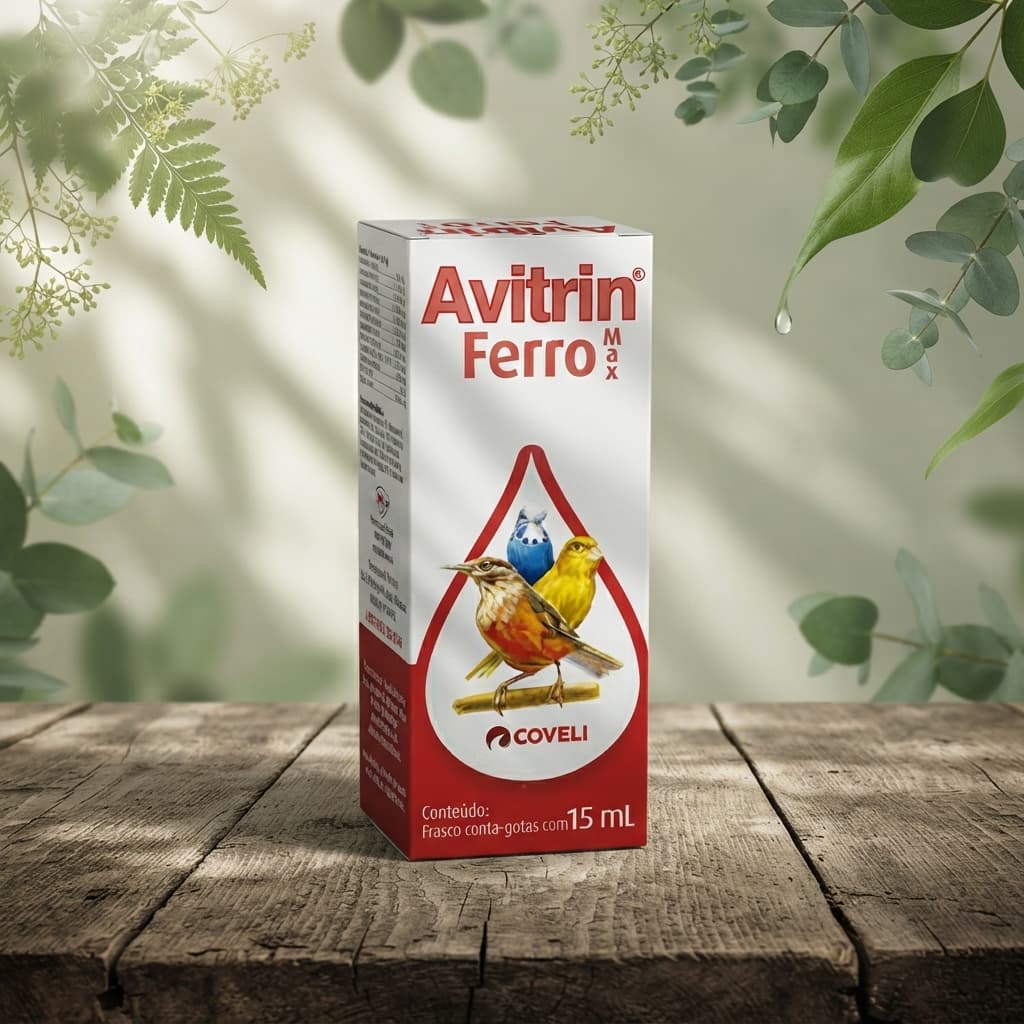 Avitrin Ferro Plus 15ml Coveli Suplemento Vitamínico Para Aves