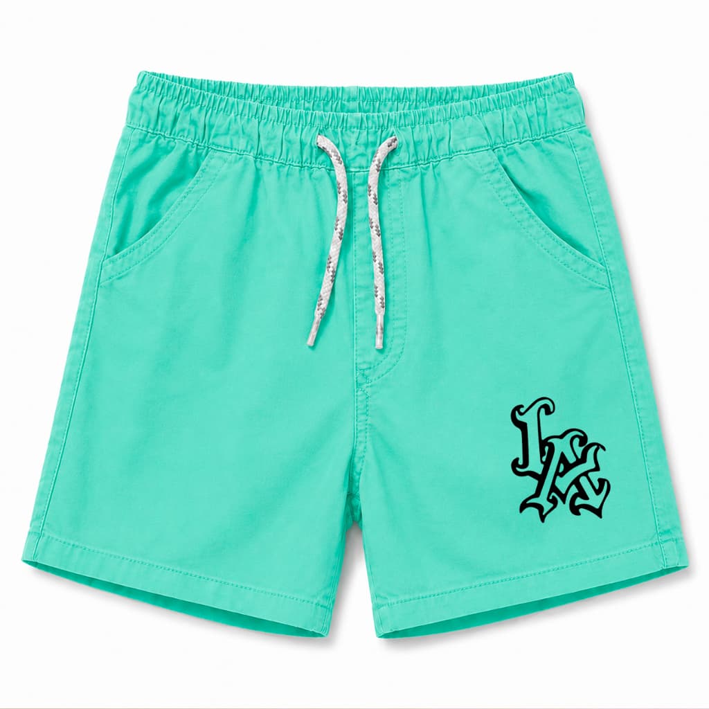 Bermuda Mauricinho Los Angeles Infantil LA Masculina Brim Sarja Premium Confortável Shorts Menino 04 ao 10 Anos