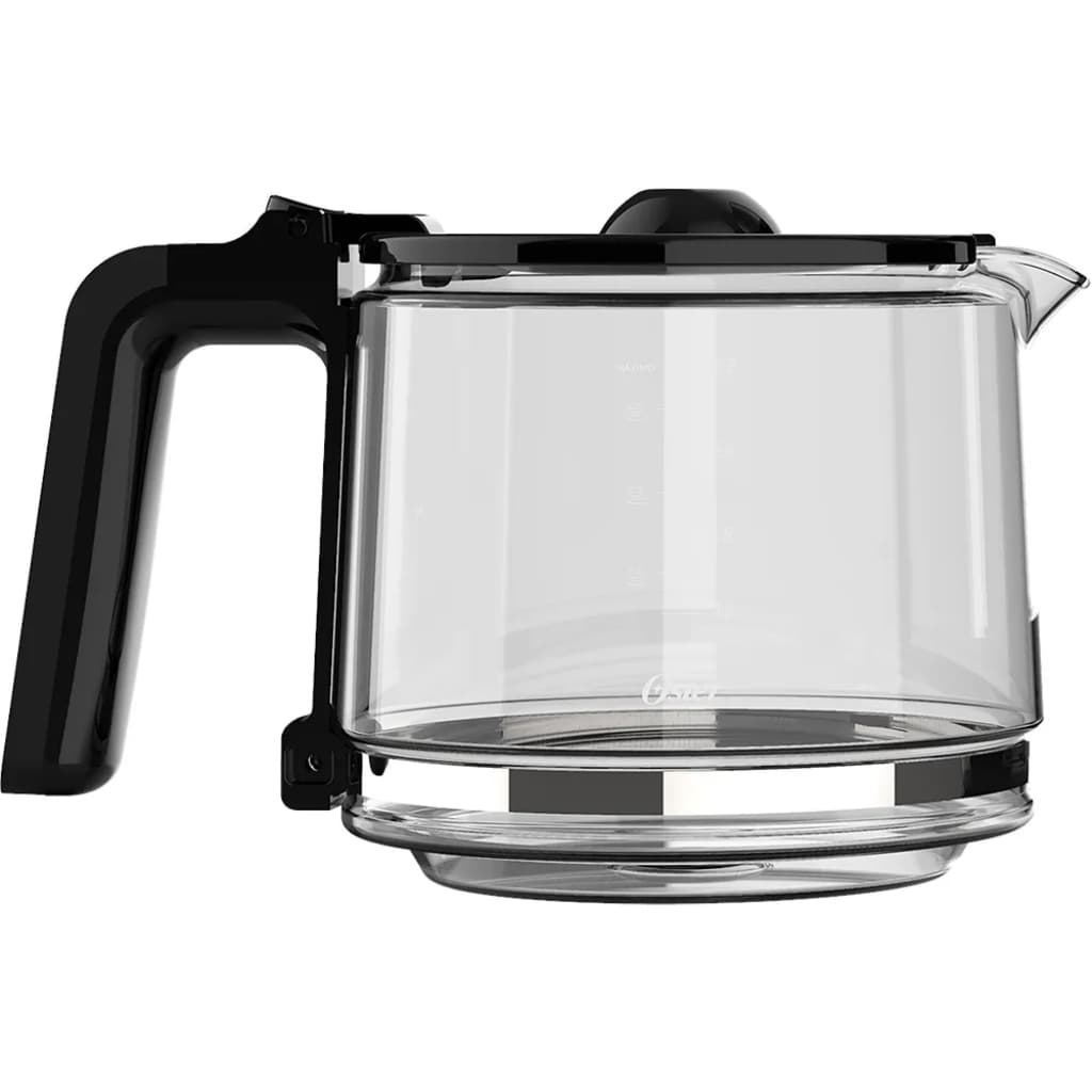 Jarra de Vidro para Cafeteira Oster Inox Compatível com o produto: Cafeteira Oster Inox 1,2L - OCAF600