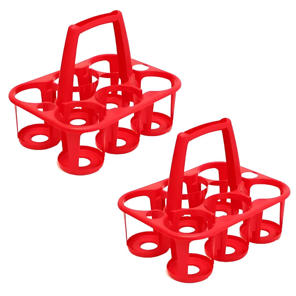 2 Porta Cerveja Litrão 1000ml ou 600ml Squeeze Cesta Para 6 Unidades de Garrafas - Academia Porta Squeeze