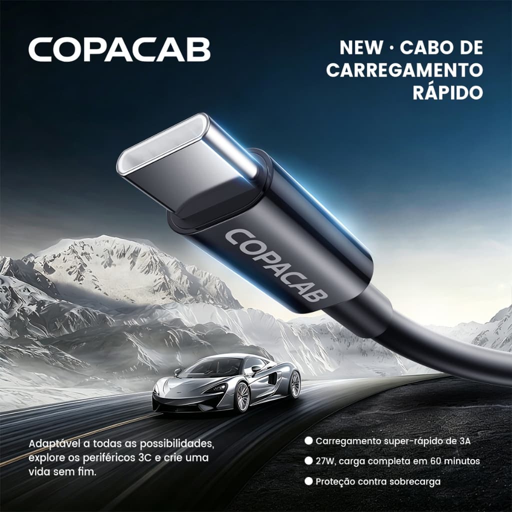 Cabo Carregador Super Rápido 27w Turbo Usb-c Duplo Para Samsung Galaxy S26 S25 S24 S23 S22 S21 Ultra Motorola iPhone