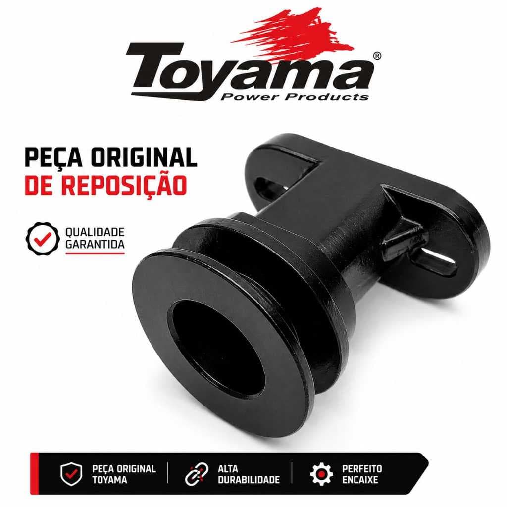 Adaptador Flange Torreta Eixo da Lamina Cortador de Grama Toyama TLM510RMS-60 Original