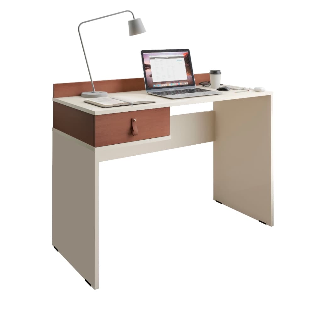 Escrivaninha 1 gaveta mesa computador home office para casa varias cores