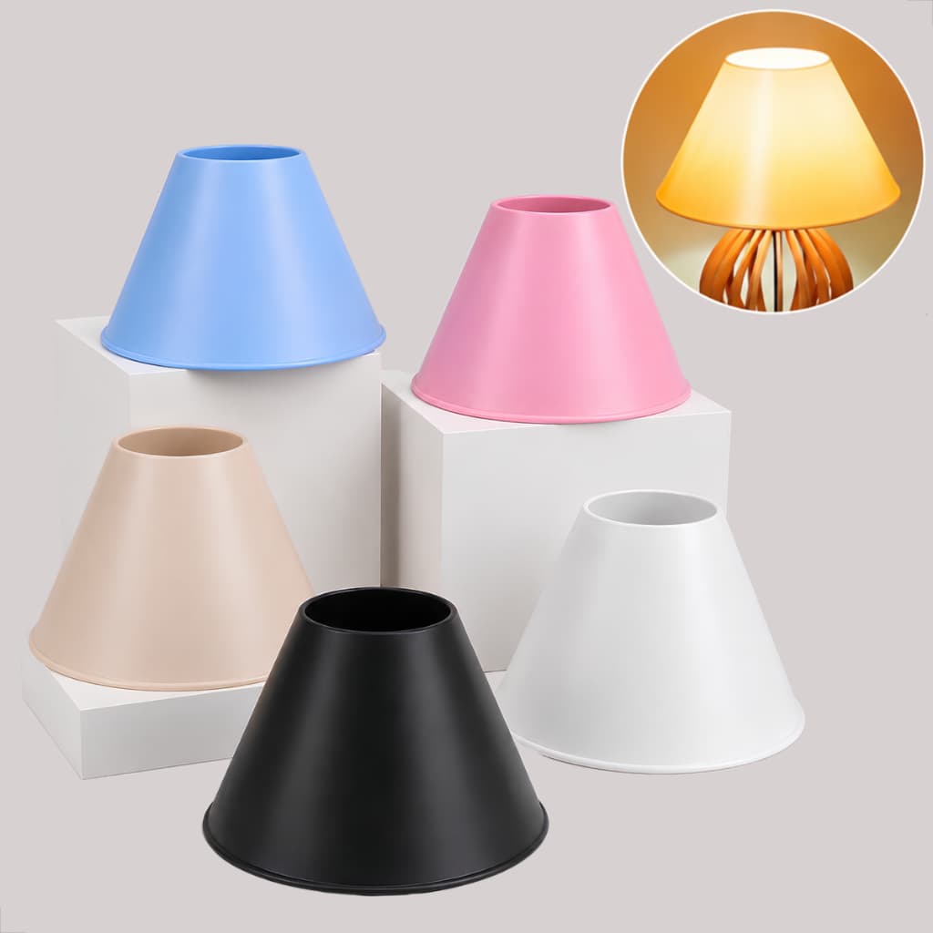 Cúpula para Abajur Luminária Grande Plástica Decoração Sala Quarto