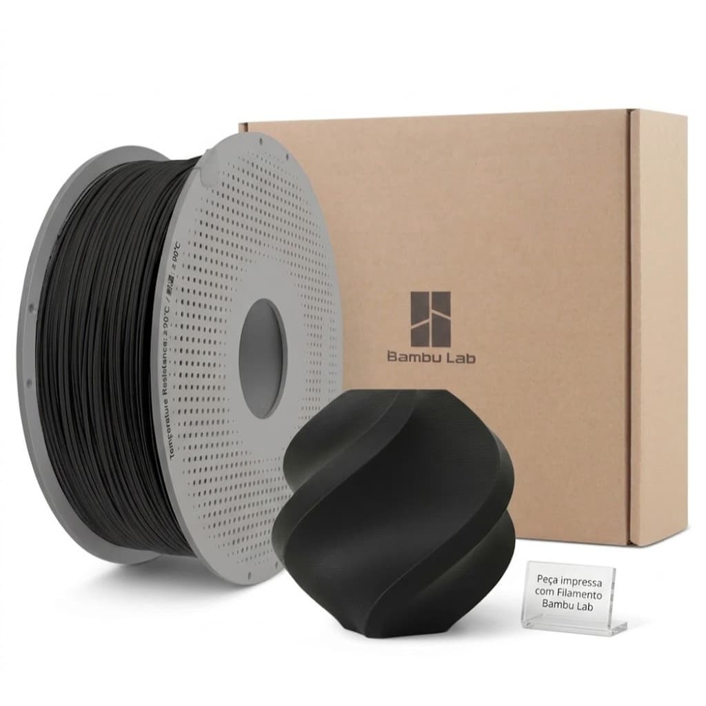 Filamento Original Bambu Lab Pla Basic Com Bobina Reutilizavél