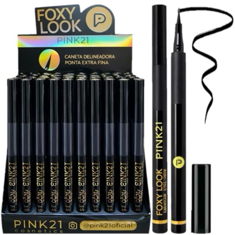DELINEADOR PINK 21 CANETA