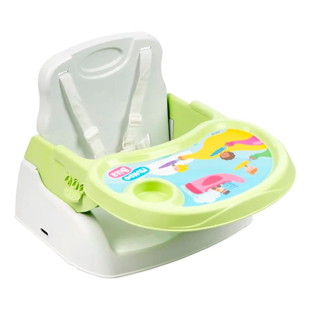 Cadeira de Alimentação Portátil Booster Cadeirão Styll Baby Verde