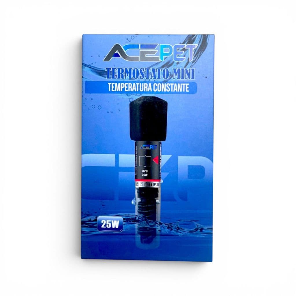 Mini Termostato Com Aquecedor 25w Para Beteiras E Aquários