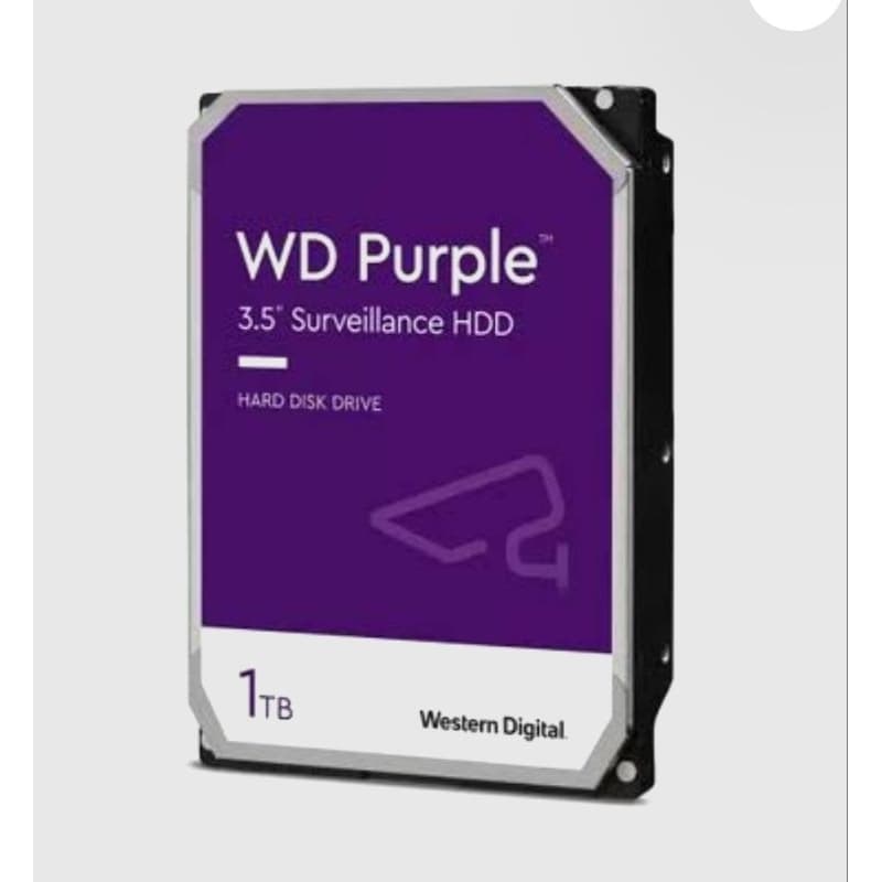 HD 1TB WD Purple Interno SATA 7200 RPM - Alta Durabilidade e Baixo Consumo de Energia