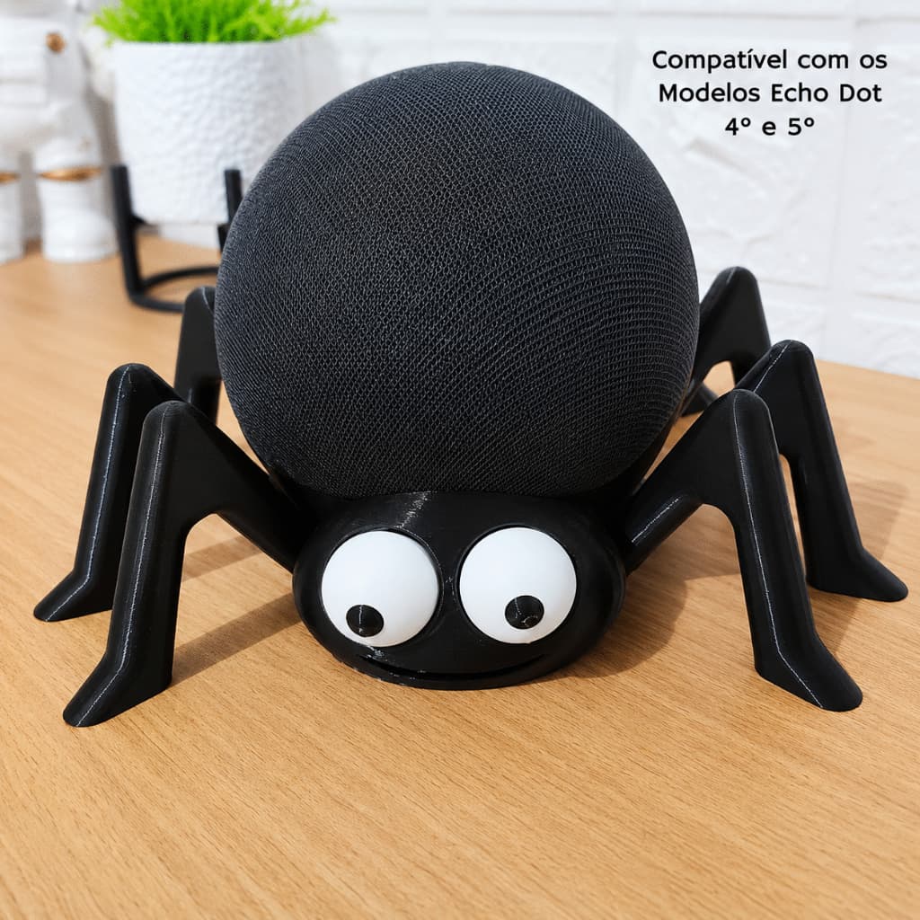 Suporte Aranha para Alexa Echo Dot 4ª e 5ª Geração