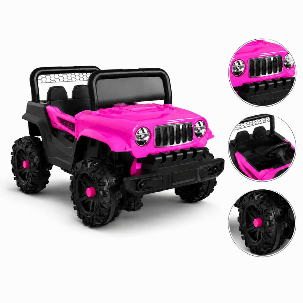 Carrinho Elétrico Infantil Rayo Trail Force 6V com Controle Remoto, Faróis LED e Som Integrado