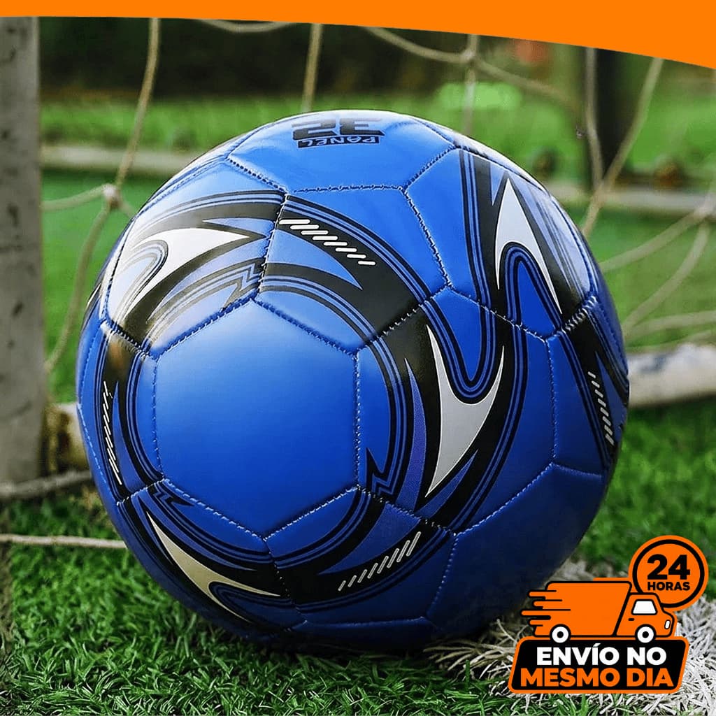 Bola de Futebol Com Bomba de Encher Ar Para Campo Costurada Profissional 25cm Futebol Society Treino