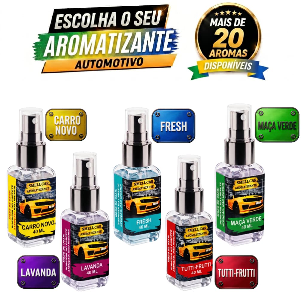 Cheirinho Carro de Luxo 40ML SPRAY Qualidade Carro Grife Aromatizante Automotivo Essência Concentrad