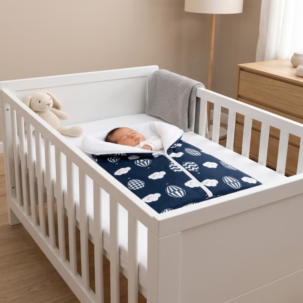 saco de dormir casulo para bebê com ziper estampas menino e menina tamanho P