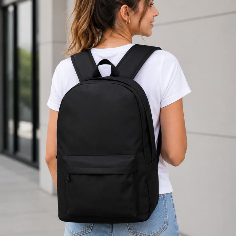 KIT 35 Mochila Escolar Preta Trabalho Faculdade Viagem Masculina Feminina Unissex