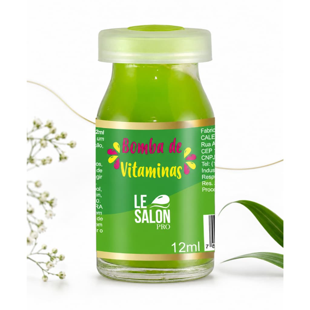 Ampola Capilar Bomba de Vitaminas 12mL - Le Salon Pro
