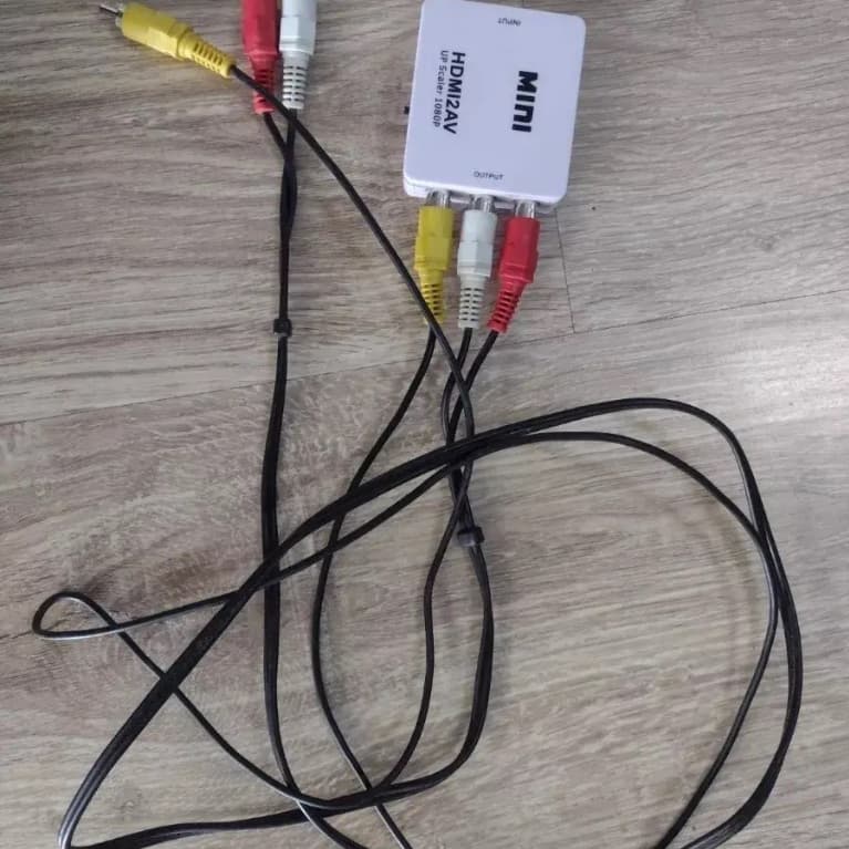 Mini Conversor Hd Vídeo Hdmi X Av Rca - Hdmi2av
