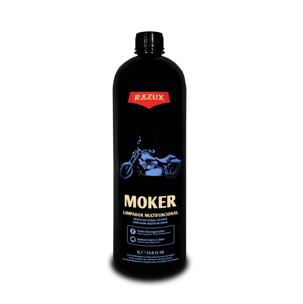 Moker Shampoo Para Lava Moto Remove Barro Lama Graxa Razux 1 Litro
