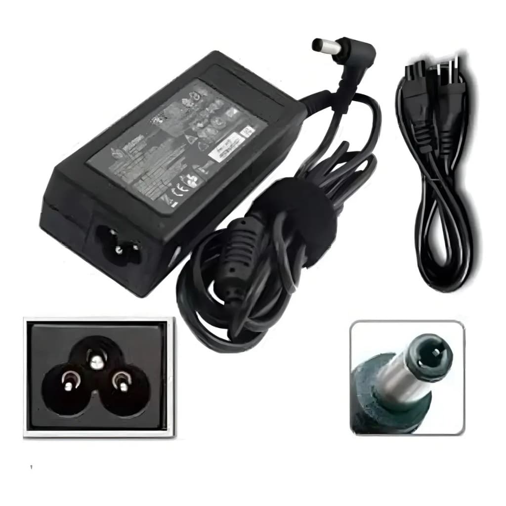Carregador compatível com Notebook Positivo 65W 19V 3.42A Plug 5.5x2.5