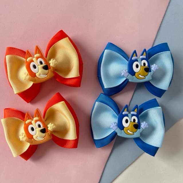 Laços da Bluey e Bingo / Parzinhos de laços Bluey e Bingo