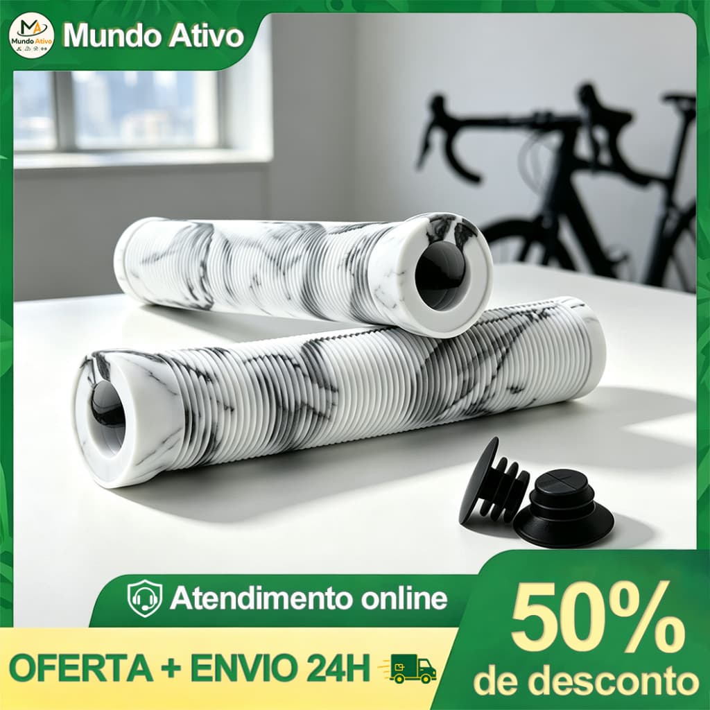 Punho Grande 165mm Super Longas Par Para Freeride DH Mtb Dj Wheeling Bicicleta Acessórios