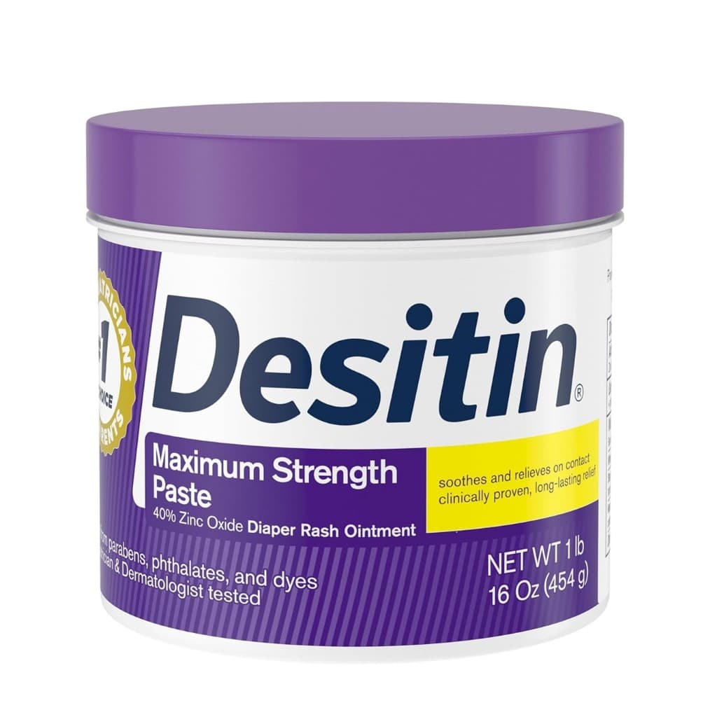 DESITIN Max Strength 454g Pomada para Assaduras de Fralda Desitin Roxa Pote 454 gramas Importado