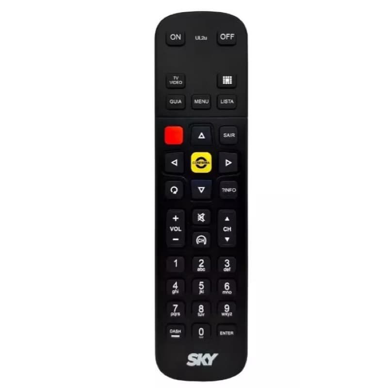 Controle Remoto Para SKY HD HDTV ZAPPER SLIM ORIGINAL Rc65sb UL2u