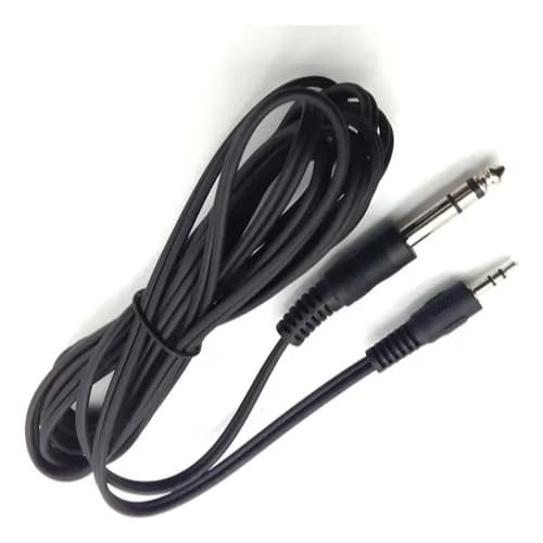 Cabo P2 para P10 - TBLACK - Estéreo Niquelado  2metros