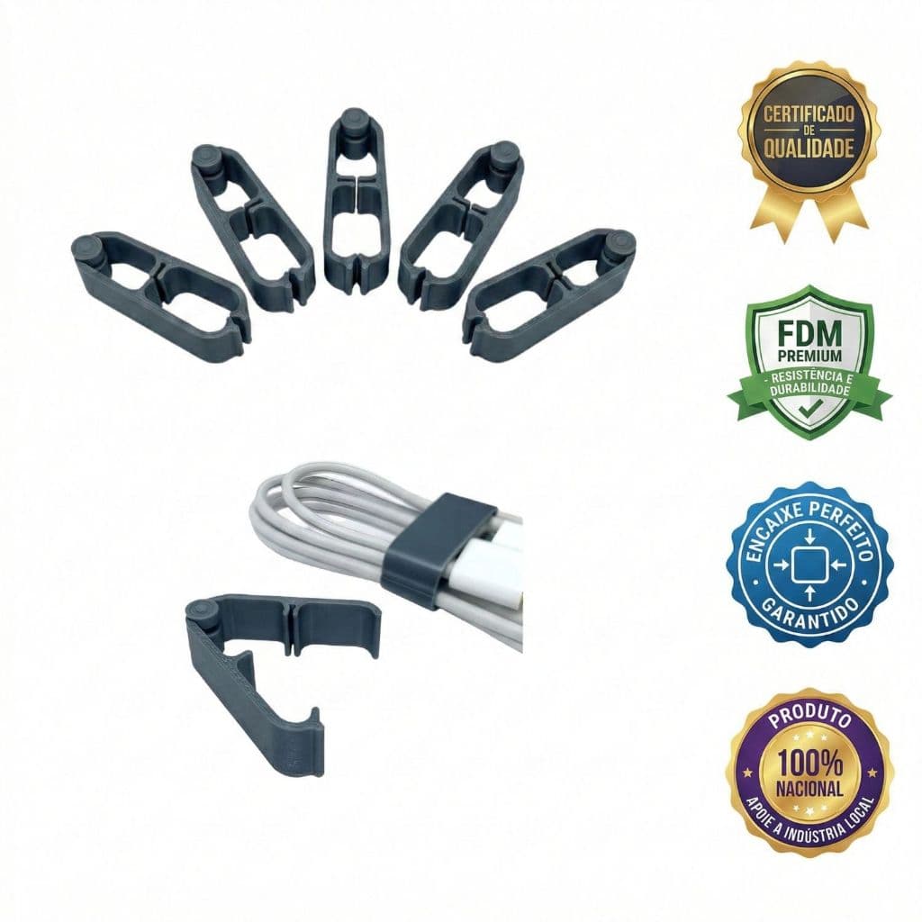 Organizador de Cabos – Para Organizar Fios de Carregadores, USB e Eletrônicos