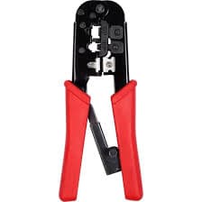 Alicate De Crimpar Profissional Rj45 Rj11 Rj12 Catraca Storm