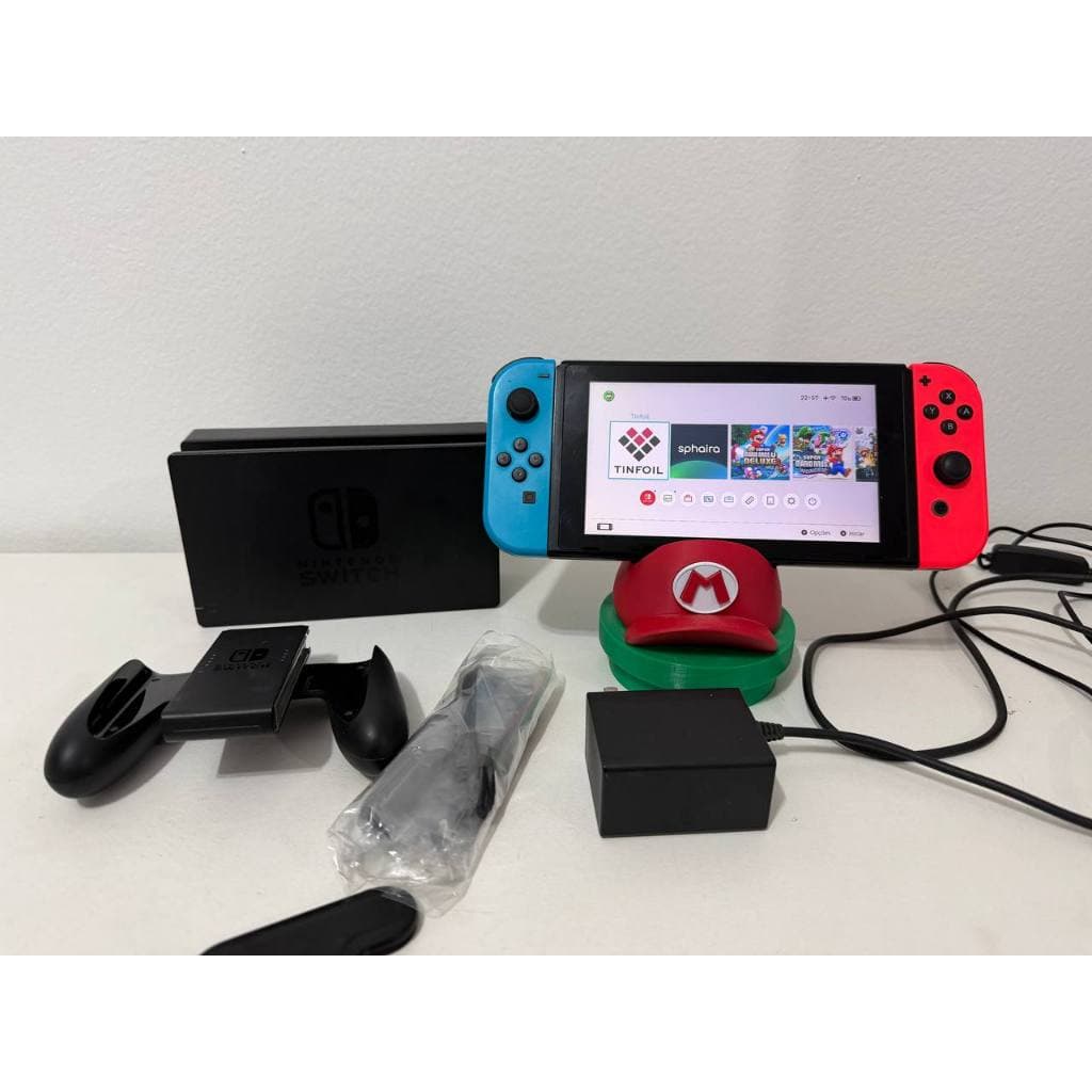 NOTA FISCAL!! NINTENDO SWITCH DESBLOQUEADO VIA CHIP ATUALIZADO COM JOGOS