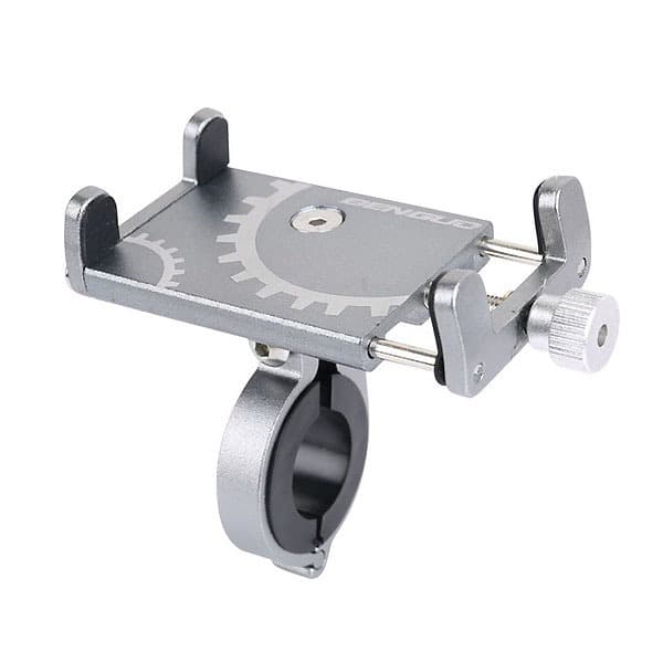 Suporte Para Celular Fone De Aluminio Moto Bicicleta Scooter