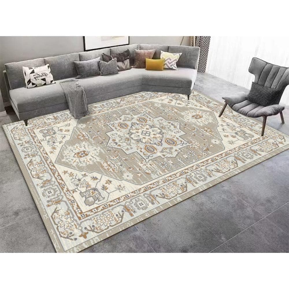 Tapete 3x2 Belga Sem Pelo Grande Sala, Quarto Antiderrapante, Antialérgico Elegante Nova Coleção