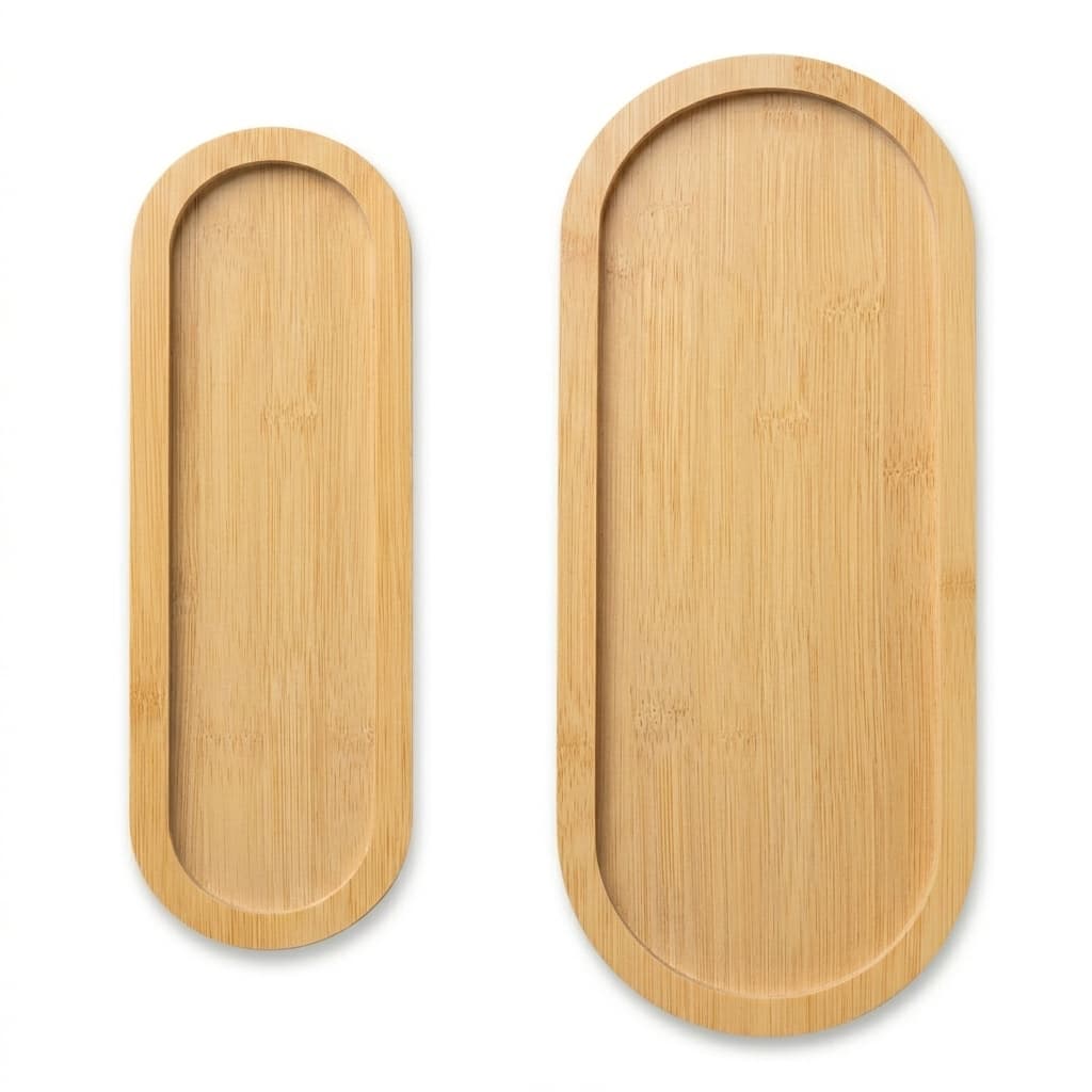 PROMOÇÃO de Kit com 2 Bandejas DECORATIVAS Oval Longo MDF **** QUEIMA TOTAL DE ESTOQUE **** Metade do Preço!!!!