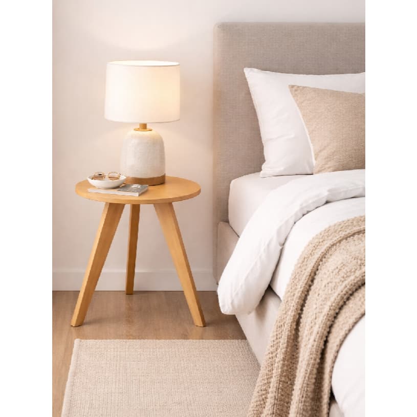 Mesa de Apoio e Lateral Sofá Para Sala Maju Retrô Decoração