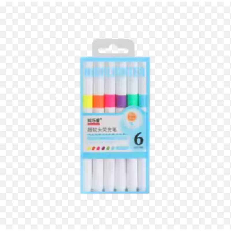 marca texto,6 unidades,6 cores