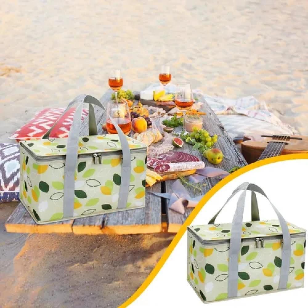 BOLSA TERMICA PORTATIL 12L CESTA DOBRAVEL COOLER PIQUINIQUE  PRAIA IMPERMERVEAVEL VIAGEM CAMPING